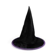 Rappa Detský klobúk čierno-fialový čarodejnice/Halloween