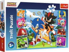Trefl Puzzle Sonic: Zoznámte sa s ježkom 100 dielikov