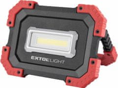 Extol Light Svietidlo LED nabíjateľné, 10W, 1000lm, 3,7V/4,4Ah Li-ion, 380g