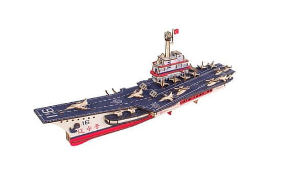 Rappa Woodcraft Drevené 3D puzzle Lietadlová loď Liaoning