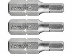 Fortum Bit Imbus H4,0x25mm, 3ks, S2