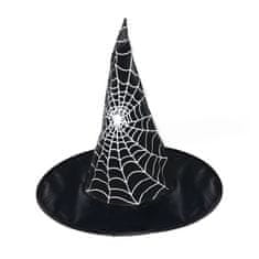 Rappa Detský klobúk s pavučinou biely dekor