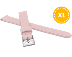MINET XL Ružový kožený remienok z luxusnej kože TOP GRAIN - 14 - XL