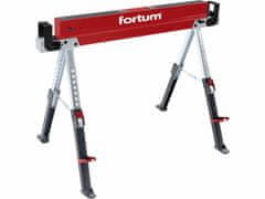 Fortum Podstavec pracovný skladací, kovový, 590kg, nastaviteľná výška 61,5-82cm, FORTUM