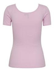 Pieces Dámske tričko PCKITTE Slim Fit 17101439 Pastel Lavender (Veľkosť L)