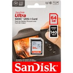 SanDisk Ultra SDXC 64GB 140MB/s