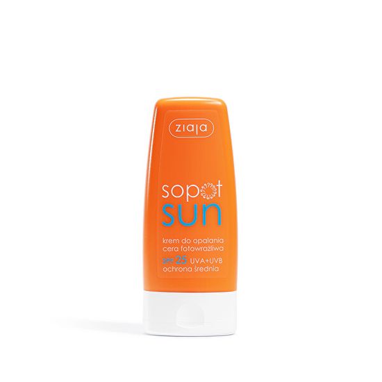 Ziaja Krém na opaľovanie SPF 25 Sun (Sun Cream) 60 ml