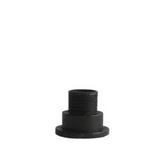 Noname Čierna upevňovacia matica pre hodinový strojček 9 mm