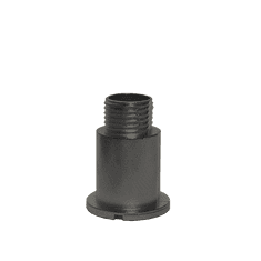 Noname Čierna upevňovacia matica pre hodinový strojček 16 mm