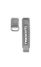 CLOCKODILE Reflexný šedý remienok na suchý zips pre detské hodinky