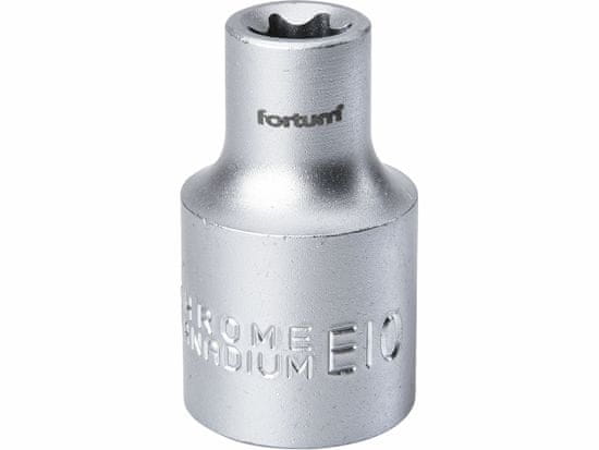 Fortum Kľúč nástrčný TORX, E10, 1/2”, FORTUM