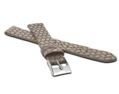 LAVVU Béžový remienok s pleteným vzorom TWIST z luxusnej kože TOP GRAIN - 16