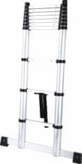 Extol Premium Rebrík teleskopický hliníkový 3,2m, max. 150kg, 10 stupienkov, EXTOL PREMIUM