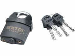 Extol Premium Zámok visací bezpečnostný vodeodolný, 4 kľúče, 50mm