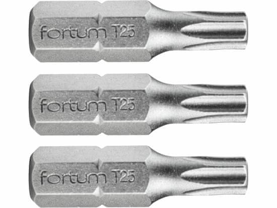 Fortum Bit torx 3ks, T 25x25mm, S2, FORTUM
