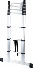 Extol Premium Rebrík teleskopický hliníkový 3,8m, max. 150kg, 12 stupienkov, EXTOL PREMIUM