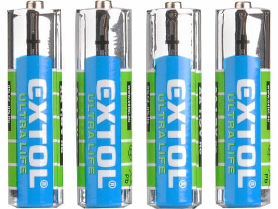 Extol Energy Batéria zink-chloridová 4ks, 1,5V, typ AA, EXTOL ENERGY