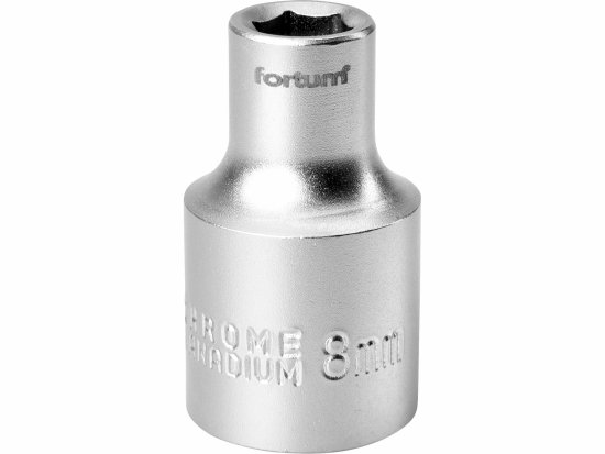 Fortum Kľúč nástrčný, 8mm, 1/2”, FORTUM