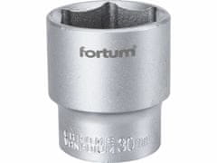 Fortum Kľúč nástrčný, 30mm, 1/2”, FORTUM