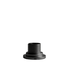 Noname Čierna upevňovacia matica pre hodinový strojček 7 mm