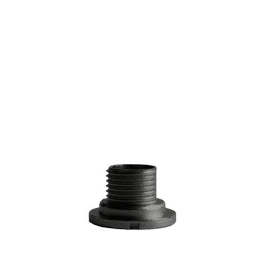 Noname Čierna upevňovacia matica pre hodinový strojček 7 mm