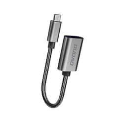 DUDAO Dudao adaptér OTG kábel z USB 2.0 na micro USB sivý (L15M)