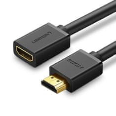Ugreen Ugreen HDMI (samica) - HDMI (samec) predlžovací kábel 4K 10,2 Gb/s 340 Mhz audio ethernet 0,5 m čierny (HD107 10140)