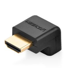 Ugreen Ugreen adaptér HDMI s uhlovým konektorom spodný čierny (20109)