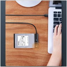 Ugreen Adaptér Ugreen HDD SSD 2,5'' SATA III 3.0 - USB 3.2 Gen 1 (USB 5 Gb/s) čierny (70609 CM321)