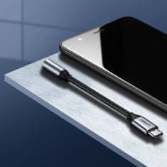 Ugreen Adaptér Ugreen z 3,5 mm mini jacku na USB-C 10 cm sivý (30632)