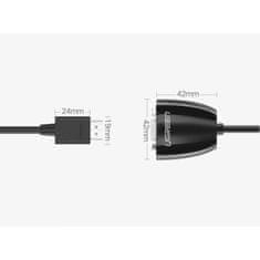 Ugreen Ugreen cable jednosmerný prepojovací kábel z HDMI (samec) na VGA (samica) FHD čierny (MM105 40253)