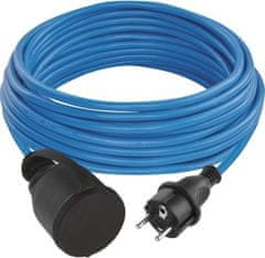 EMOS Weatherproof prodlužovací kabel 10 m / 1 zásuvka / černý / silikon / 230 V / 1,5 mm2