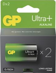 GP Batteries GP Alkalická baterie ULTRA PLUS D (LR20) - 2ks