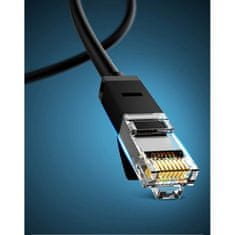 Ugreen Ugreen kábel Ethernet sieťový patchcord RJ45 Cat 6 UTP 1000Mbps 10m čierny (20164)