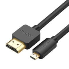 Ugreen Ugreen HDMI - micro HDMI 19 pin 2.0v 4K 60Hz 30AWG kábel 1,5 m čierny (30102)