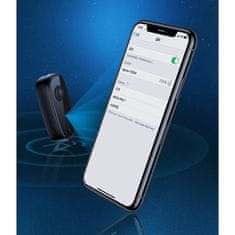 Ugreen Ugreen Bluetooth 5.0 audio prijímač AUX aptX, aptX LL mini jack pre slúchadlá čierny (70304)
