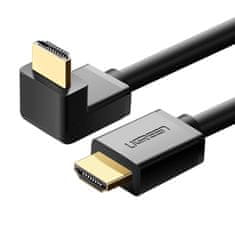 Ugreen Ugreen uhlový kábel HDMI (90°) 4K 2m čierny (HD103)
