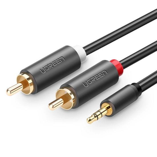 Ugreen Ugreen Audio kábel 3,5 mm mini jack (samec) - 2RCA (samec) 1,5 m (AV102)