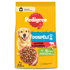 Pedigree hovädzie so zeleninou pre dospelých psov 7kg