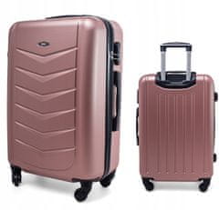 TopKing Cestovný kufor veľký ABS 520 74L, ružová