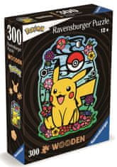 Ravensburger 120007616 Dřevěné puzzle Pikachu 300 dílků