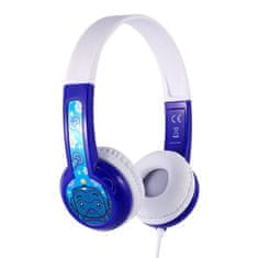 BuddyPhones Drátová sluchátka pro děti Buddyphones DiscoverFun (modrá)