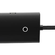 BASEUS Rozbočovač 4v1 Baseus Lite Series USB-C na 4x USB 3.0 + USB-C, 2m (černý)