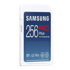 SAMSUNG Paměťová karta Samsung PRO Plus 2021 SDXC 256 GB Class 10 UHS-I/U3 V30 (MB-SD256KB/WW)