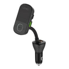 LDNIO Bluetooth C705Q 2USB, USB-C vysílač FM + Lightning kabel