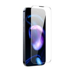 BASEUS Crystal Tvrzené sklo odolné proti prachu 0,3 mm pro iPhone 14 Pro Max (2 ks)