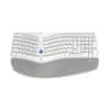 Bezdrátová ergonomická klávesnice Delux GM901D BT+2.4G (bílá)