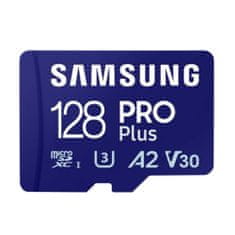SAMSUNG Paměťová karta Samsung PRO Plus microSDXC 128 GB U3 A2 V30 se čtečkou (MB-MD128SB/WW)