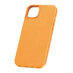 BASEUS Pouzdro na telefon pro iPhone 15 Plus Baseus Fauxther Series (oranžové)
