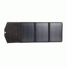 XO Skládací solární nabíječka XO XRYG-280-3 21W 2xUSB (černá)
